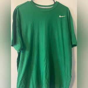 Green Nike Dry Fit T Shirt